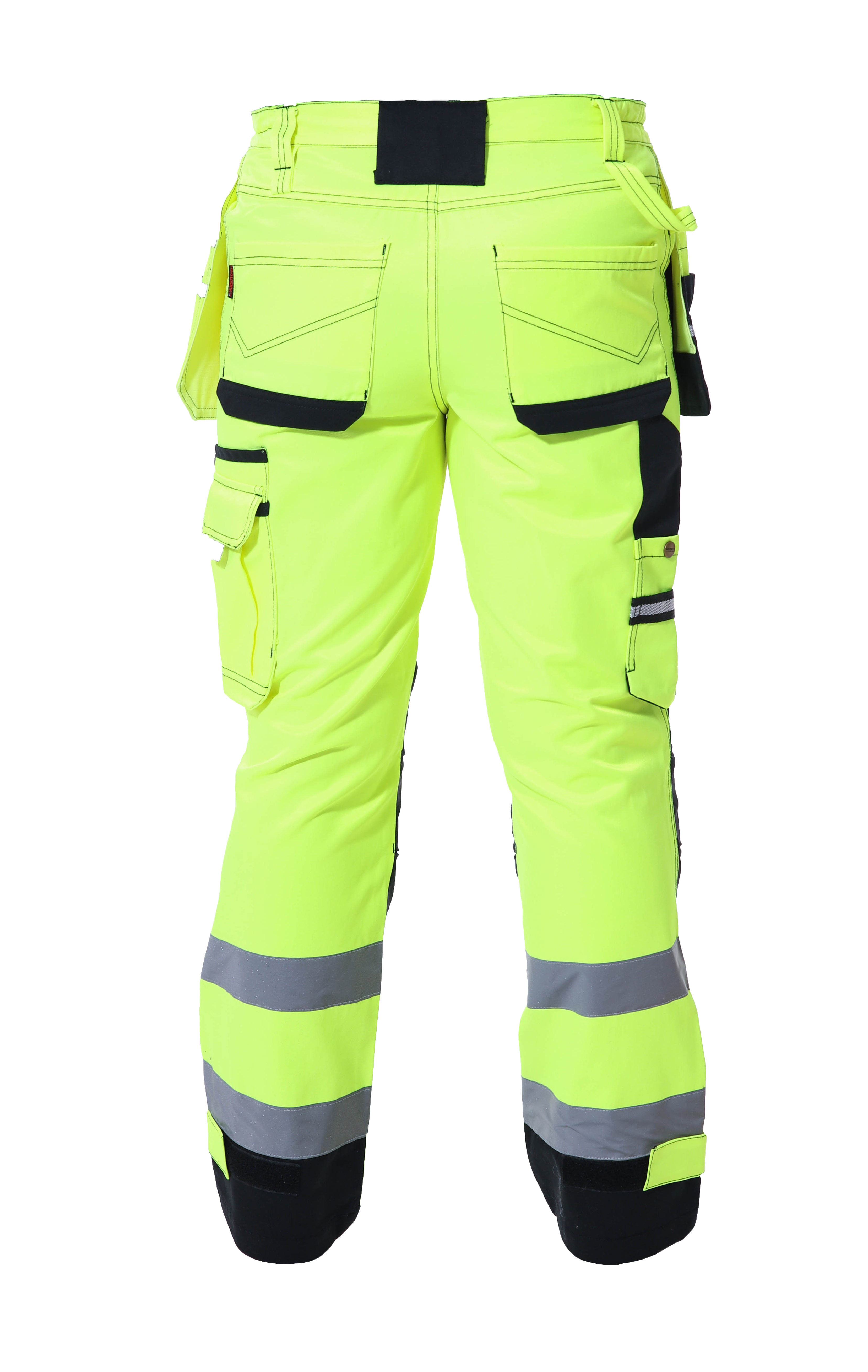 Heavy Duty Trousers with hanging pockets HV color